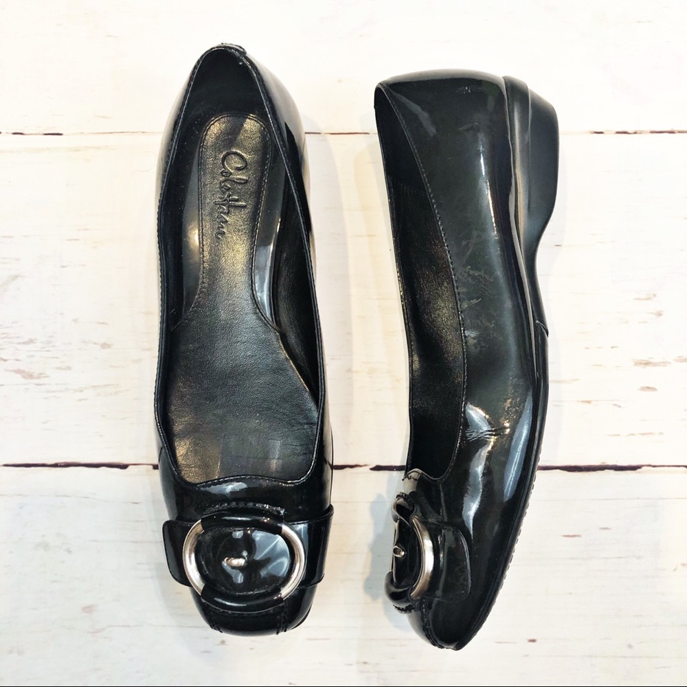 Cole Haan Black Patent Flats 6.5